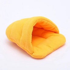 집 고양이 아늑한 수면 가방 휴대용 겨울 가을 애완 동물 침대, 6.YELLOW, D.M - 55X45CM, 1개