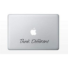 MacBook 대응 아트 스티커 스티브 잡스의 명언 "think different"decal sticker pro air (11 13 15 or, 1