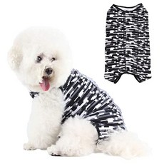Peltie dog for skin disease of abdominal wounds Professional surgery recovery (Medium Gray Mosaic), Medium, Gray Mosaic