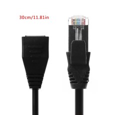 RJ45 CAT5E 수컷에서 암컷 차폐 패널 마운트 이더넷 네트워크 확장 케이블, 01, 1개