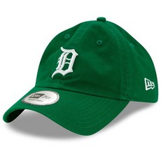 [미국정품] 300844 스냅백 캡모자 MLB [디트로이트 타이거스] 뉴에라 St. Patrick's Day Casual Classic Adjustable Hat - Green