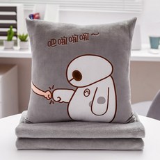 소소한 쿠션나라 무릎 캐릭터 쿠션 담요 세트, 울랄라