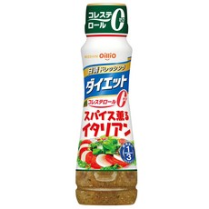 닛신 오일리오 닛신 드레싱 다이어트 향신료 향기 이탈리안 185ml × 6개
