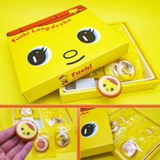 후에키 캐릭터 프린트 화이트 초콜릿 란구도샤(10개입) / Fueki print white chocolate cookie set [해외직구]-BY PATTYIAN