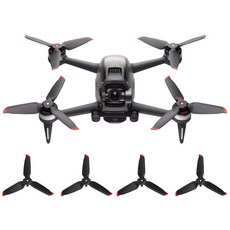 (특가) make speed DJI FPV 프로펠러 1대분, 레드, 1개 레드