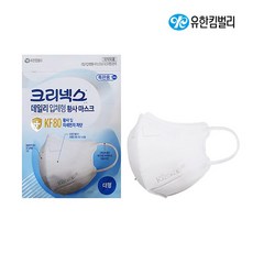 크리넥스 데일리 입체형 황사마스크 KF80 [대형] 1매, 50매입