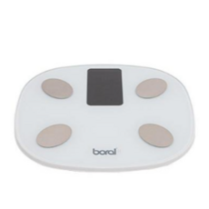 보랄 더 헬시 스마트 블루투스 체중계, BR-S180KG, WHITE(화이트)