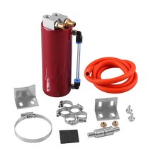 휘발유통 경유통 450ml 탱크 오일 범용 연료 저수지 캔 라운드 레이싱 알루미늄 캐치, red, 03 red, 1개