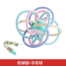 스쿼시공 기린 물어뜯는 맨해튼 클러치백 공아기 치아발육기 마우스가드 장난감 과일과야채 실리콘, T18-클러치백 탁구공+떨어짐방지 사슬