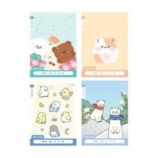 모닝글로리 초등 1-2 10칸 쓰기노트 B, 랜덤 발송, 10개