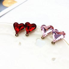 (2개입) 빅하트큐빅 귀걸이침 부자재 (써지컬침13X15mm)