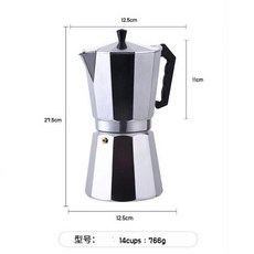 텐트밖은유럽 2회 로맨틱 이탈리아 이태리 모카 포트 커피, 700ML 14컵, 1개