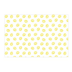 스마일 38.5cm x 26cm 포장 노루 유산지, 옐로우, 120장