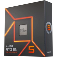 AMD 레이젠 5 7600X 6코어 12쓰레드 Unlocked Desktop Processor, 기본 - 7600x