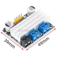 BM1 10A 듀얼 채널 H-브리지 DC 모터 드라이브 모듈 포지티브 및 네거티브 PWM 속도 디밍 3-18V 저전압 고전류, 한개옵션0