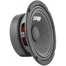 DS18 PRO-GM6.4 라우드스피커 - 6.5" 미드레인지 검은색 강철 바스켓 480W Max 140W RMS 4Ω - 차량 또는 트럭 스테레오, 단일옵션