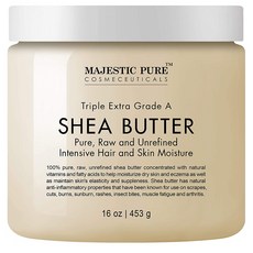 Majestic Pure Shea Butter 마제스틱 퓨어 트리플 엑스트라 그레이드 A 시어 버터 453g