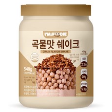 아임푸디 맛있는 곡물맛 단백질쉐이크 고단백 저당 프로틴 단백질보충제, 1개, 540g
