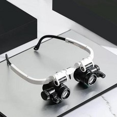 LED 안경 돋보기 8x 15x 23x LED 헤드 마운트 보석 감정 시계 수리 미니어처 조각, 1 개