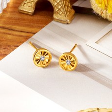 24k다이아컷팅귀걸이