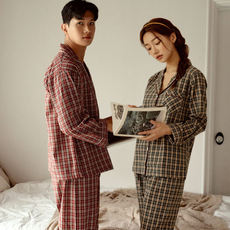 선염올리브체크일반솜베개