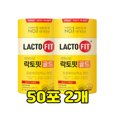 종근당건강 락토핏 골드 생유산균 프로바이오틱스, 100g, 2개