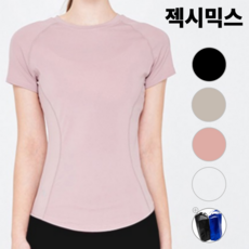 [국내매장정품] 젝시믹스 반팔티 여성 상의 필라테스 요가복 운동복 피트니스 젝스믹스 (트루마씸 리유저블백 증정)