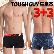 엔케이아울렛 [3+3]NK터프가이드로즈 TG-2516 TG-2530 남자 남성 속옷 순면 나일론 6종세트