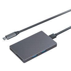 노트북 노트북용 USB C 어댑터 6 포트 도킹 스테이션 기타 유형 C 장치 전원 충전, 1개