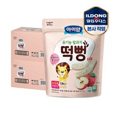 아이얌 유기농 쌀과자 사과떡뻥(30g) 12개, 사과, 30g