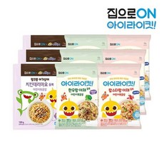 집으로ON 핑크퐁 어린이 볶음밥 180g 3종 각 3개씩/한우3+랍스터3+치킨마요3, 없음, 1개 - 핑크퐁어린이볶음밥