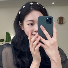 초록색머리띠