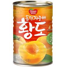 동원 지중해 황도 통조림, 410g, 24개