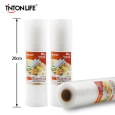 틴톤 라이프 20cm x 500cm/롤 진공 실러 식품 보호기 가방|food saver bags|vacuum sealer foodfood saver, 단일, 1개, CHINA