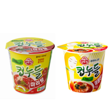 오뚜기 컵누들 마라탕 컵 44.7g 15개 + 오뚜기 컵누들 매콤한맛 컵 37.8g 15개, 30개