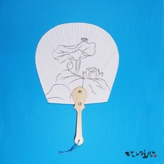 민화부채도안