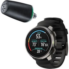 Suunto 순토 Ocean Dive Computer + Tank Pod Combo 훈련용 GPS 멀티스포츠 워치 수중 경로 추적 및 무선 탱크 압력 모니터, Steel Black - 순토pod