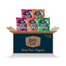 레서이블 리틀 퍼프 버라이어티팩 71g x 5팩 (2 Sweet Potato Apple/2 Strawberry Beet/1 Veggie Blend), 5개