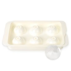 MOONIL CHEMICAL 6格冰球製冰模, 單色, 1個