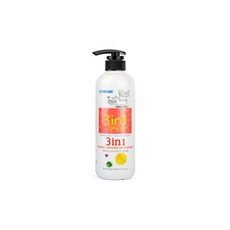 포켄스 3in1 강아지 샴푸 린스 550ml