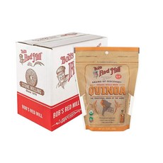 Bob's Red Mill 유기농 화이트 퀴노아 - 368.5g(13온스) (5팩) 비건 글루텐 프리 GMO 프리 완벽한 식물성 단백질 홀그레인, 5개, 369g