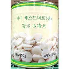 대량 워터 체스트너트 2850g/6개 물밤 통조림 업소용, 6개, 2.85kg