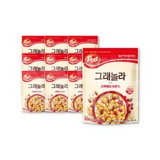 포스트 그래놀라 크랜베리 아몬드 시리얼, 350g, 10개