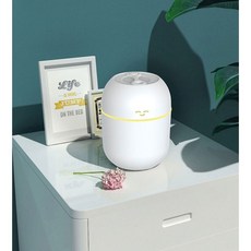 [메이키 샵] led 미니 탁상용 usb가습기, 핑크, 1개