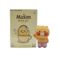 맥심X카카오프렌즈 화이트골드 210T 춘식이 무드등 세트, 1개, 210개입, 2457g