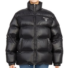 프라다 [프라다] 로고 리나일론 292065 11A9 F0002 여자 패딩 점퍼 자켓