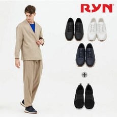 린 RYN 21NEW 남성 데이지 스니커즈 2종(소가죽 1종 + 이지 워킹화 1종)
