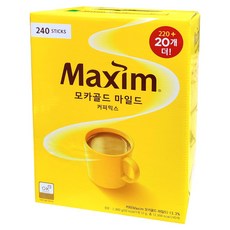 맥심 모카골드 마일드 커피믹스, 12g, 240개입, 1개