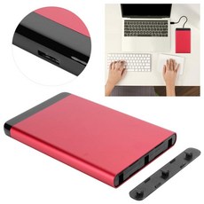 휴대용 하드 디스크 박스 USB3.0 모바일 알루미늄 합금 2.5인치 SSD/SATA 인클로저 8TB 야외 작업 노트북 액세서리 컴퓨터용레드 506416