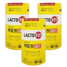 종근당건강 유산균 락토핏 골드 3통(150일분), 100g, 3개